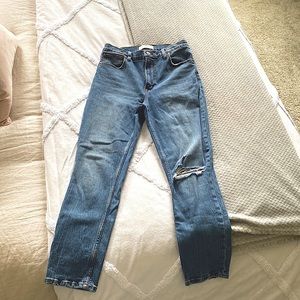 A&F skinny high rise jeans